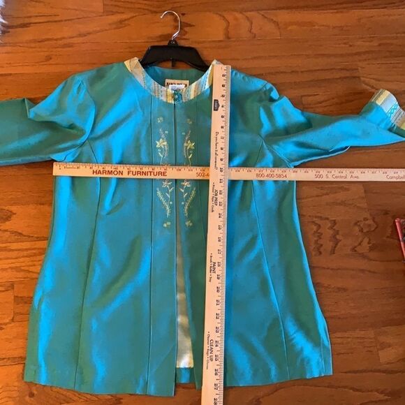 Nancy Bolin for City Girl VTG two piece jacket & Capri set size 10 - Picture 9 of 11